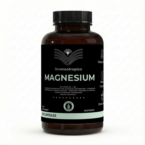 Magnesium 6x Complex + B6 - 120 vegan capsules