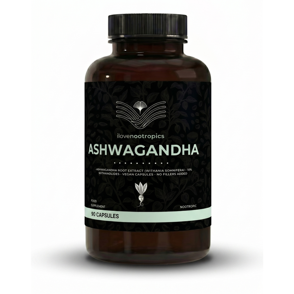 Ashwagandha Extract 10% Withanolides — 90 Vegan Capsules | Standardised KSM Grade