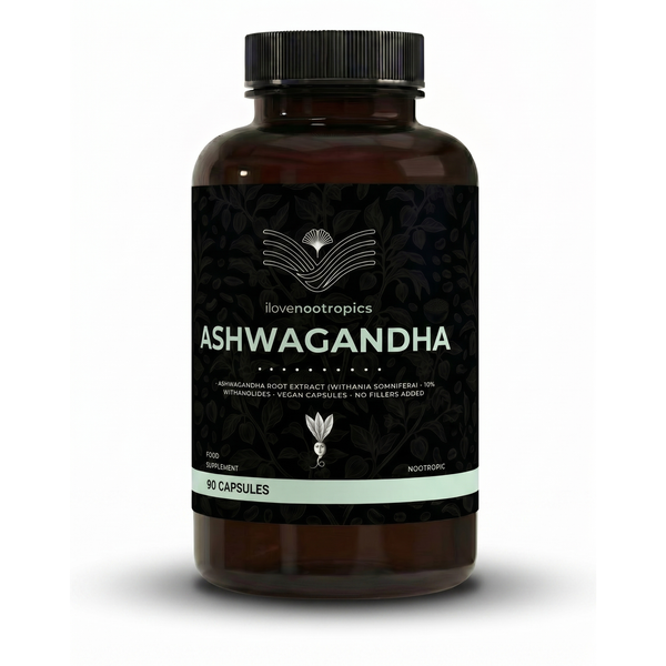 Ashwagandha Extract 10% Withanolides — 90 Vegan Capsules | Standardised KSM Grade
