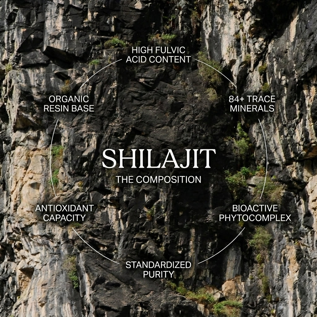 Shilajit (20% Fulvic Acid) - 90 vegan capsules